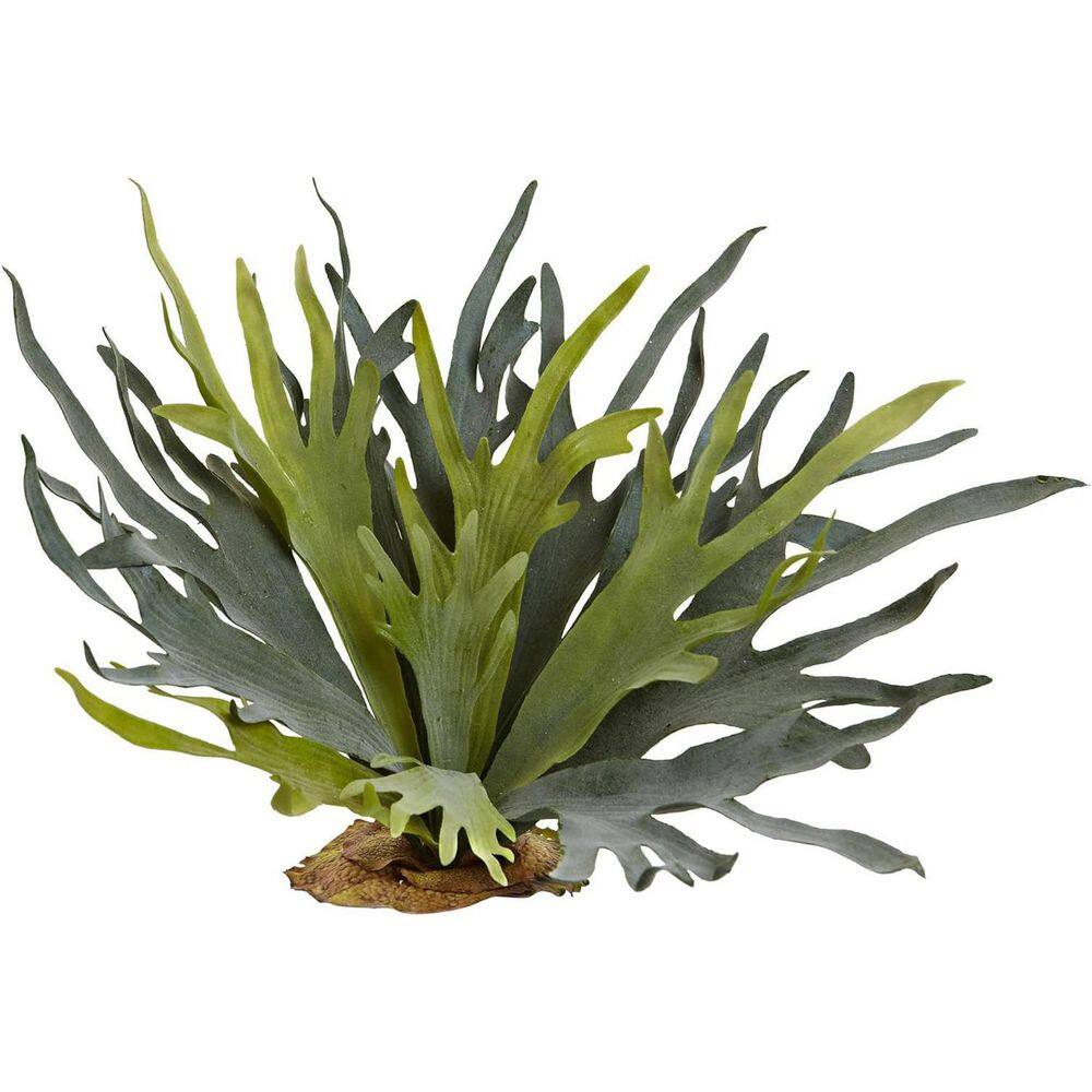 21 in. Green Fern Artificial Plant 2-Pack