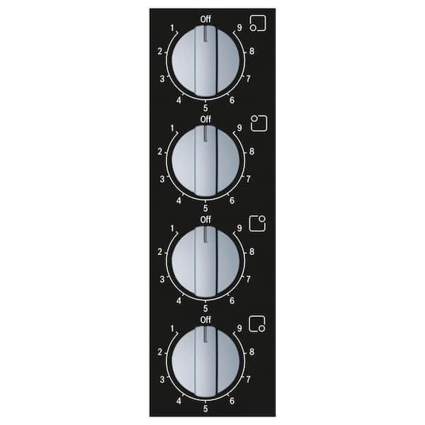 500 Series, Electric Cooktop, Black, Without Frame