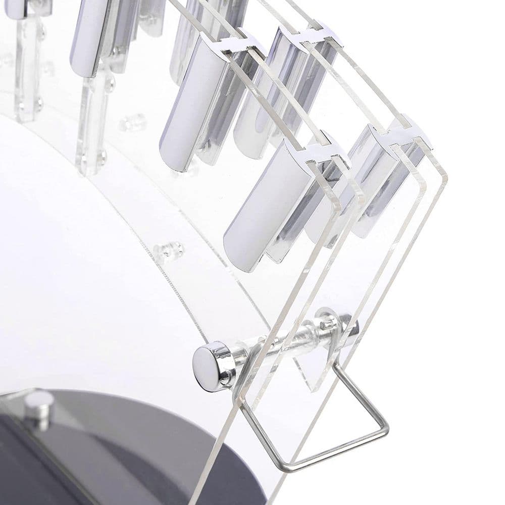 Gibson Soho Lounge 16-Piece Stainless Steel Knife Set with Black Acrylic Stand