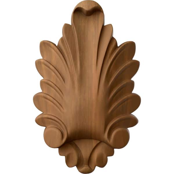 Ekena Millwork 1 in. x 3 in. x 4-3/4 in. Cherry Medium Hillsborough Center