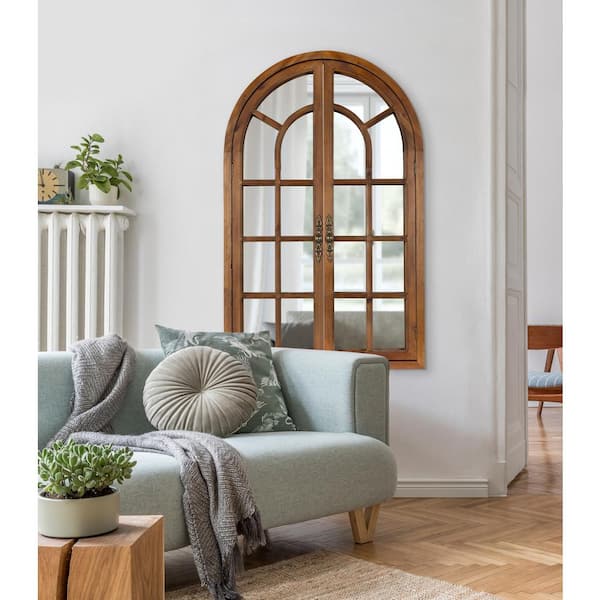 Kate and Laurel Boldmere 44 in. H x 28 in. W Rustic Arch Framed