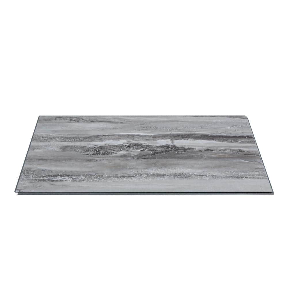 Hermitage Granite Gray Vinyl Interlocking Wall Tile Panels
