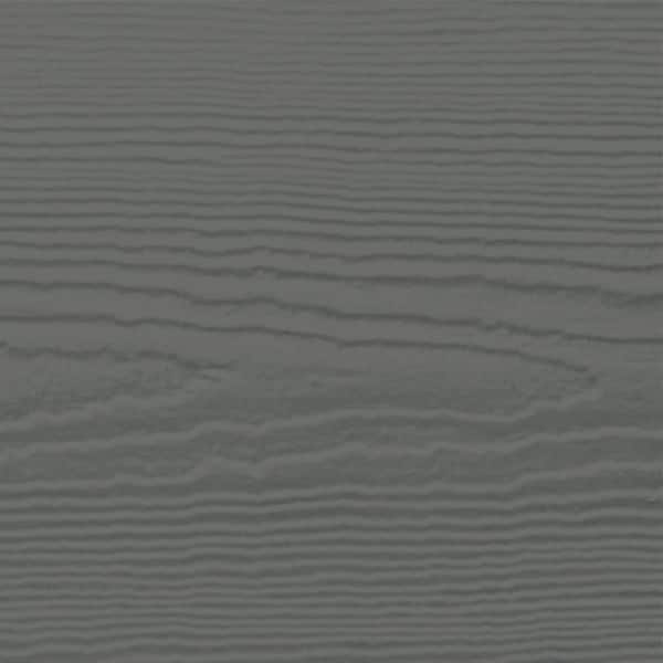 James Hardie Sample Board Statement Collection 6.25 in x 4 in. Aged Pewter Fiber Cement Siding