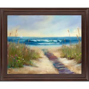 "Serenity Il" By Karen Marguliss Framed Print Wall Art 28 in. x 34 in.