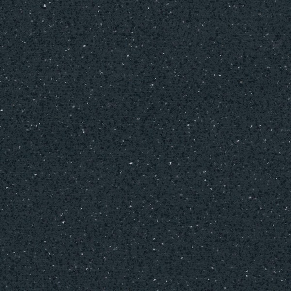 2 in. Solid Surface Countertop Sample in Black Pearl