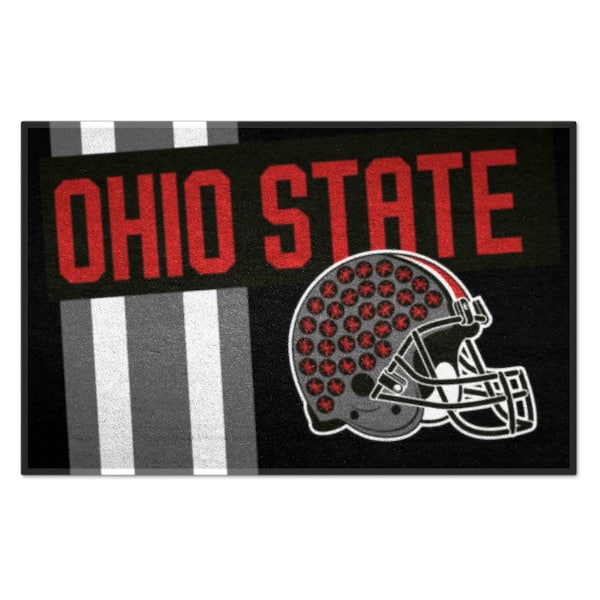 FANMATS Ohio State Buckeyes Uniform Design Orange 2 ft. x 3 ft. Starter Mat Area Rug