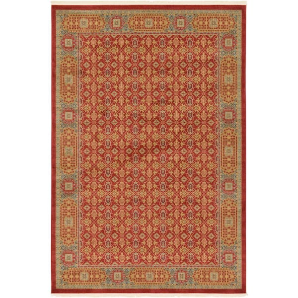Palace Jefferson Red 6' 0 x 9' 0 Area Rug