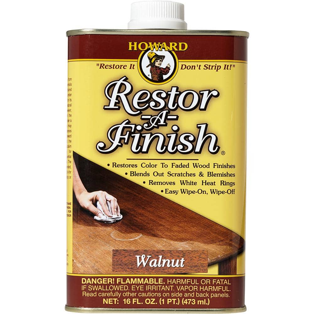 Howard Restor-A-Finish 16 oz. Walnut RF4016 - The Home Depot