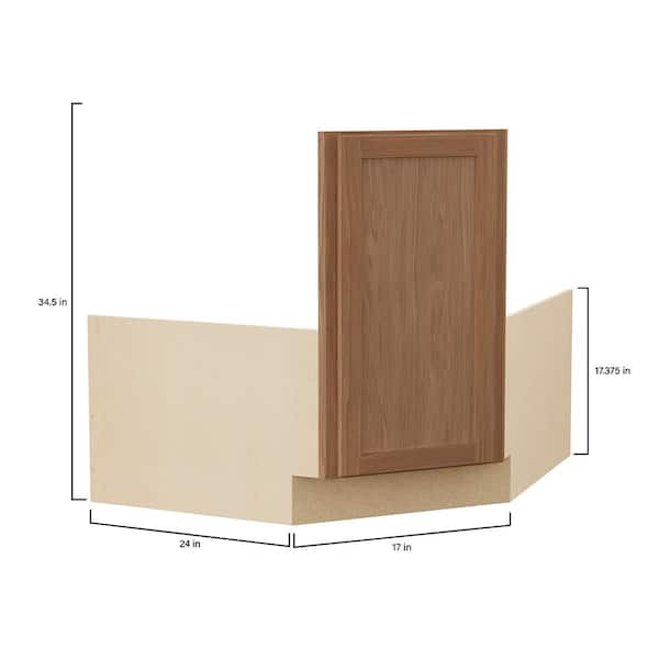 Hampton Bay Sinclair 36 in. W x 24 in. D x 34.5 in. H Partially