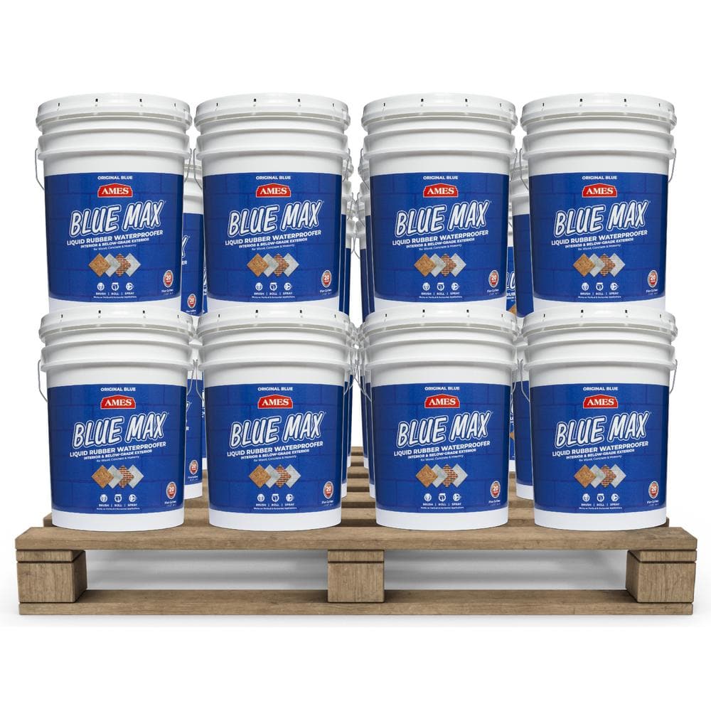Ames Block and Wall 5 gal. Liquid Rubber Waterproof Sealant BWRF5 - The  Home Depot