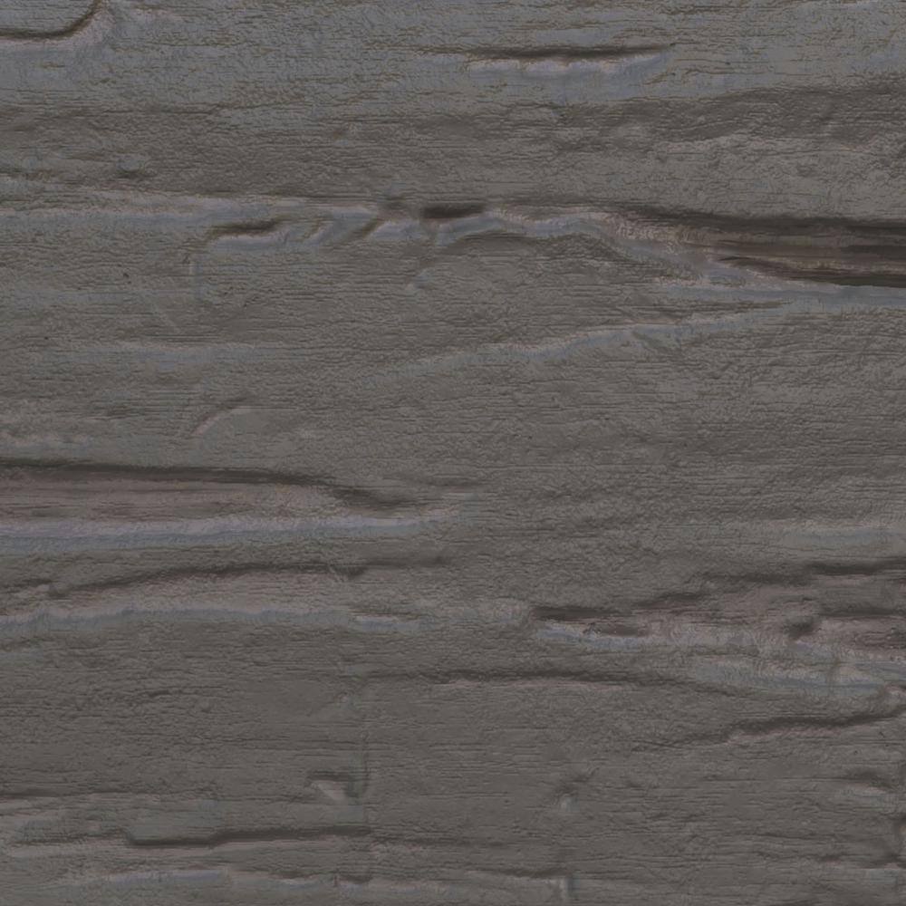 Hand Hewn Timberthane Faux Wood L-Beam in Slate Finish