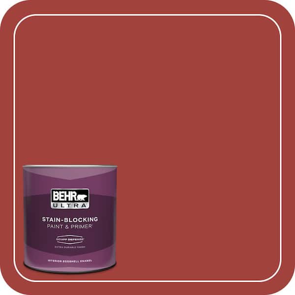 BEHR ULTRA 1 qt. Home Decorators Collection #HDC-SM16-12 Tomato Slices Extra Durable Eggshell Enamel Interior Paint & Primer
