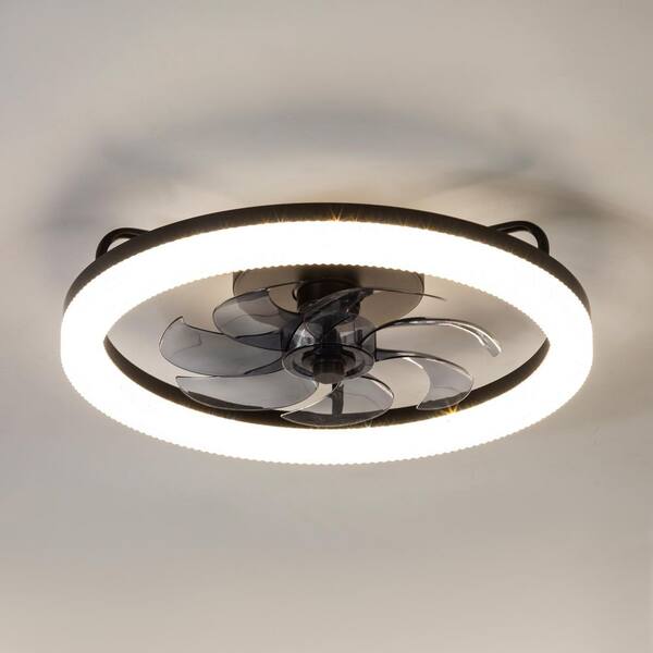 LUMiRiSE / ≠encore. Breezary 20 in. Integrated LED Indoor Black Chandelier