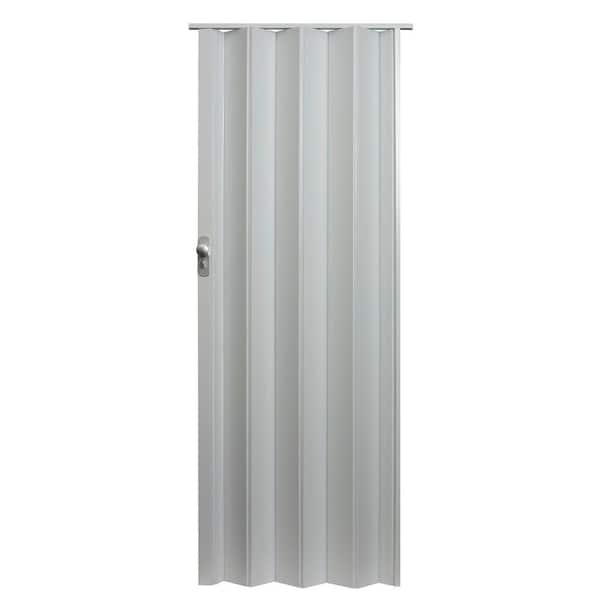 Spectrum 36 in. x 80 in. Woodbridge Vinyl White Accordion Door