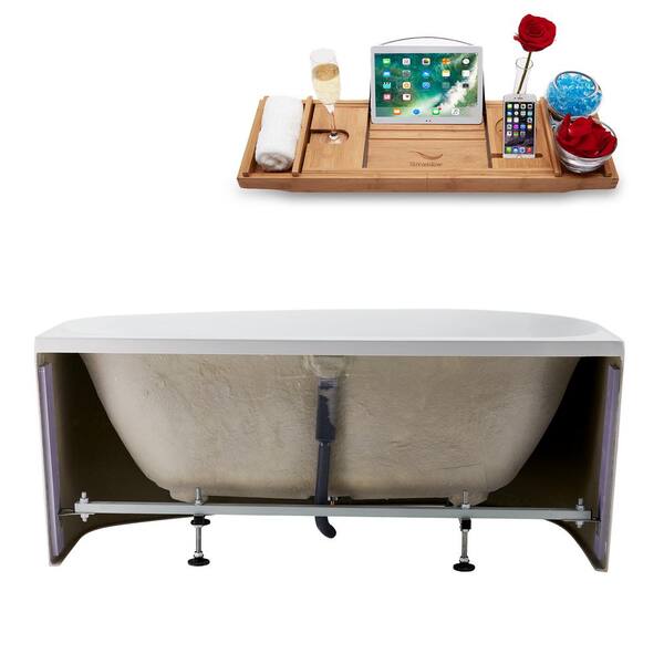 Streamline 59 in. x 30 in. Acrylic Freestanding Soaking