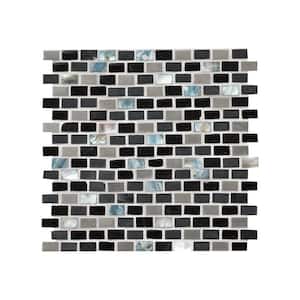 Midnight Pearl 12.2 in. x 11.61 in. Mixed Multi-Surface Wall Tile (10 sq. ft./Case)