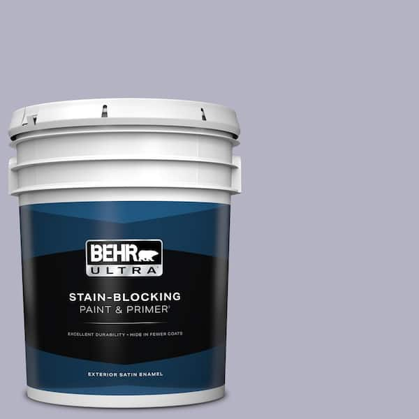 BEHR ULTRA 5 gal. #640F-4 Fading Sunset Satin Enamel Exterior Paint & Primer