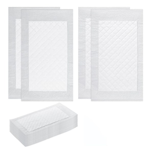 White PE Non Woven Meat Absorbent Pads Kitchen Disposable Food Preservation Pad with Leakproof Absorbency 200pcs