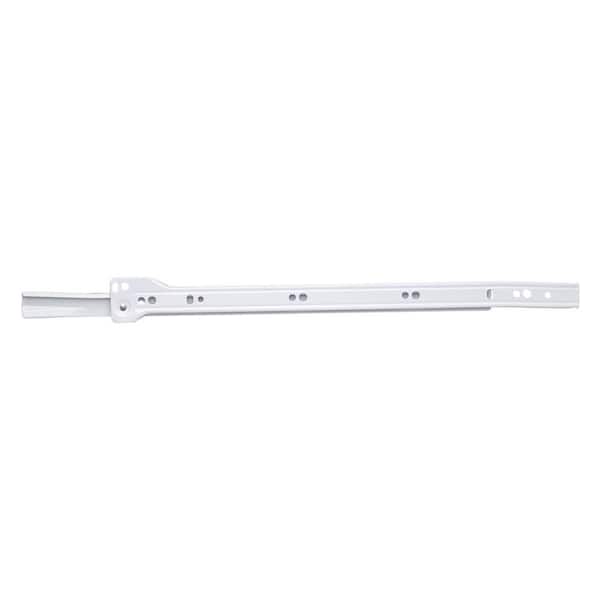 HICKORY HARDWARE 12 in. White Side Mount 3/4 Extension Drawer Slide (5-Pairs)