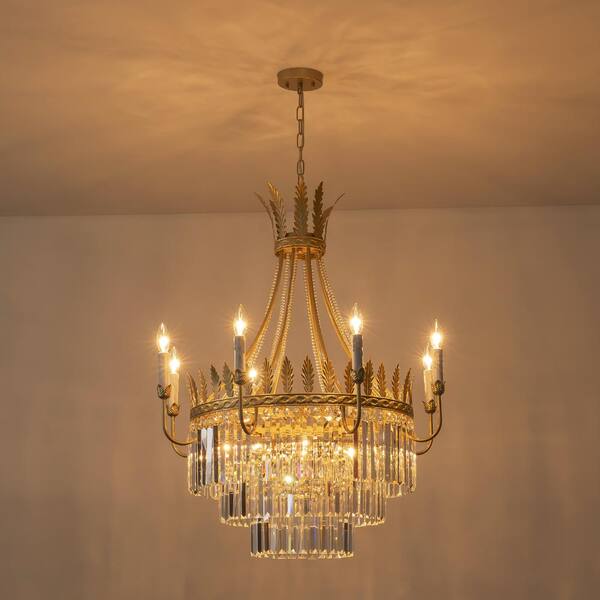 BABEL ペンダントライト ゴールド Rennnsan Yuki 12-Light Gold Neoclassical Crystal Luxury Chandelier