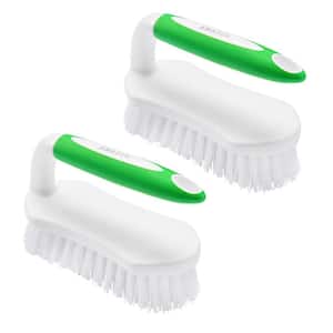 6 in. Scrub Brush with Handle (2-Pack)