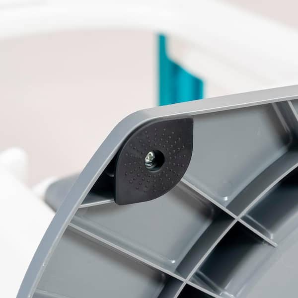 Simplay3 White Toddler Tower Adjustable Stool with Feet 418070-13