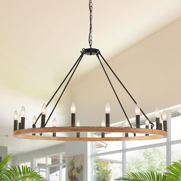 Home depot wagon wheel chandelier hotsell