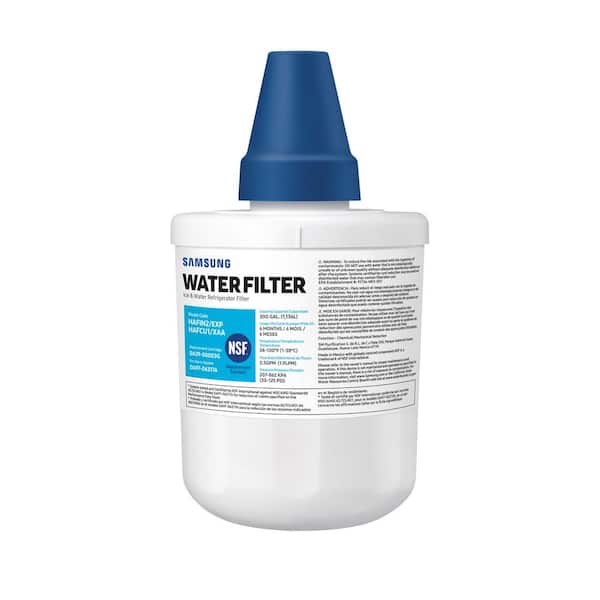 Samsung Genuine Haf Cu1s Water Filter For Samsung Refrigerators Haf Cu1s The Home Depot