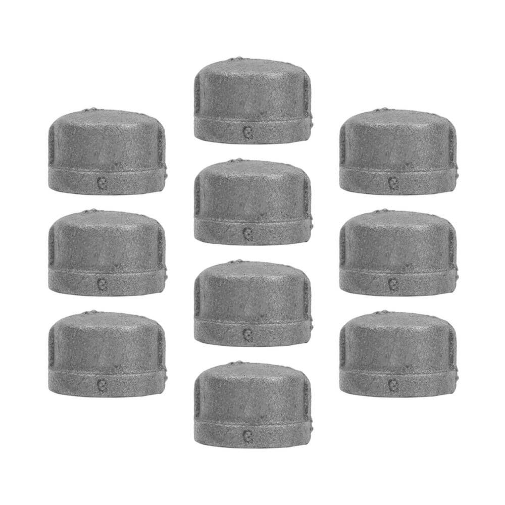3/4 in. Black Iron Cap (10-Pack) price history on PriceWatchPro