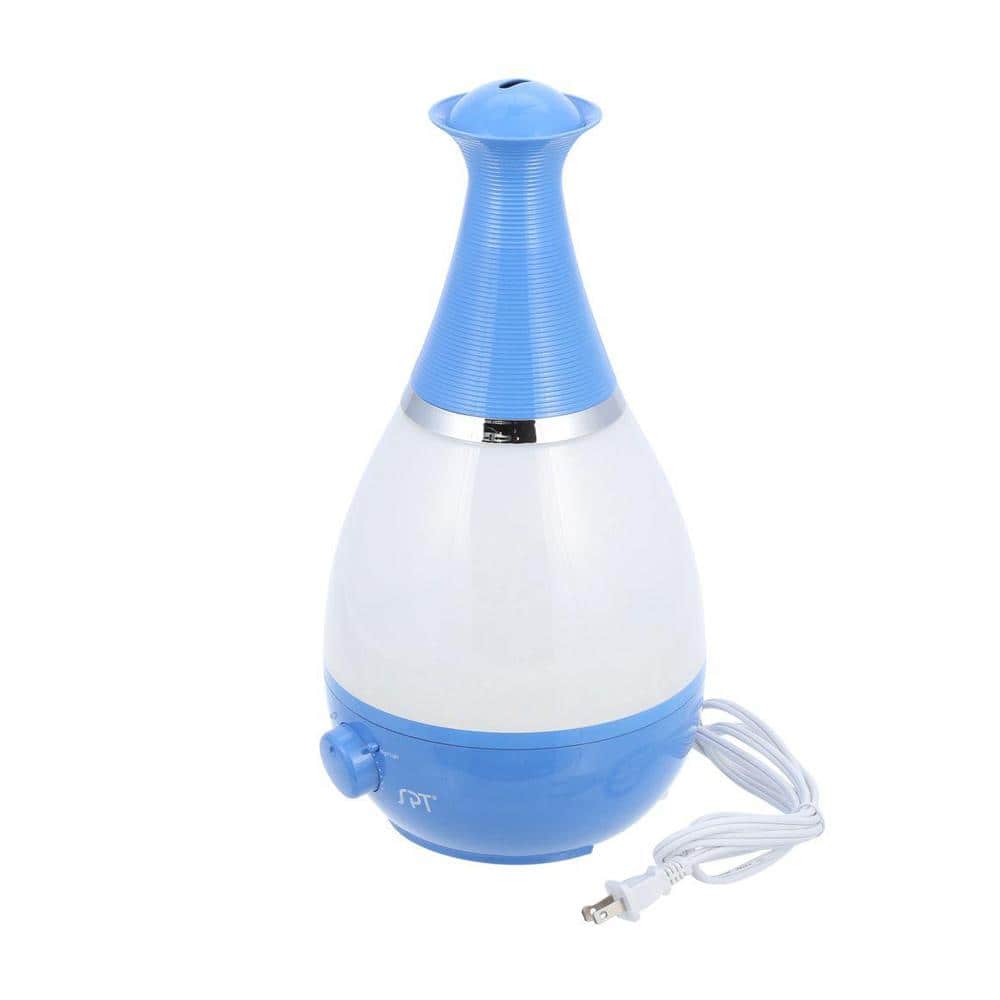 Royal Blue Ultrasonic Humidifier with Night Light and Aroma Diffuser
