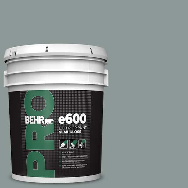 BEHR PRO 5 gal. #ECC-61-3 Evening Fog Semi-Gloss Exterior Paint