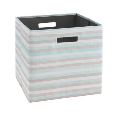 Blue Cube Storage Organization The Home Depot Blue Cube Storage, 13 Inch Cube Storage Bins Plastic