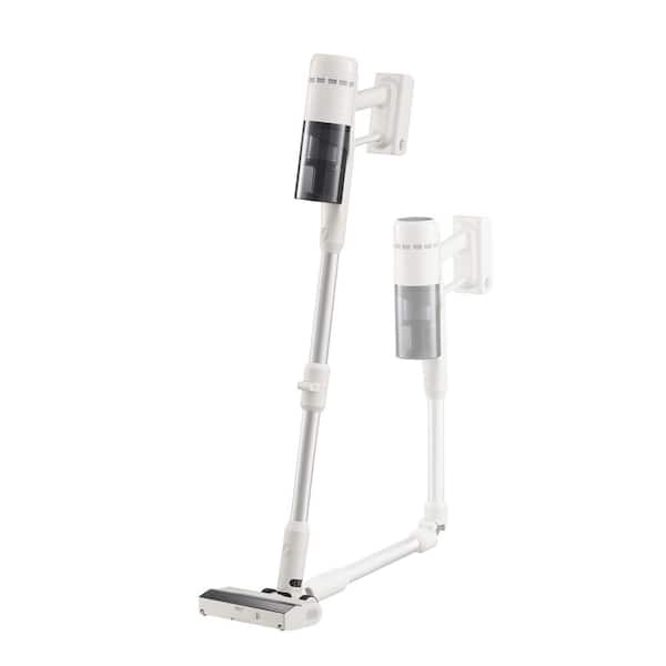 H60 Bagless Cordless HEPA Filter Stick Vacuum for Multi Surface in White with 90° Bendable Wand and Light Weight