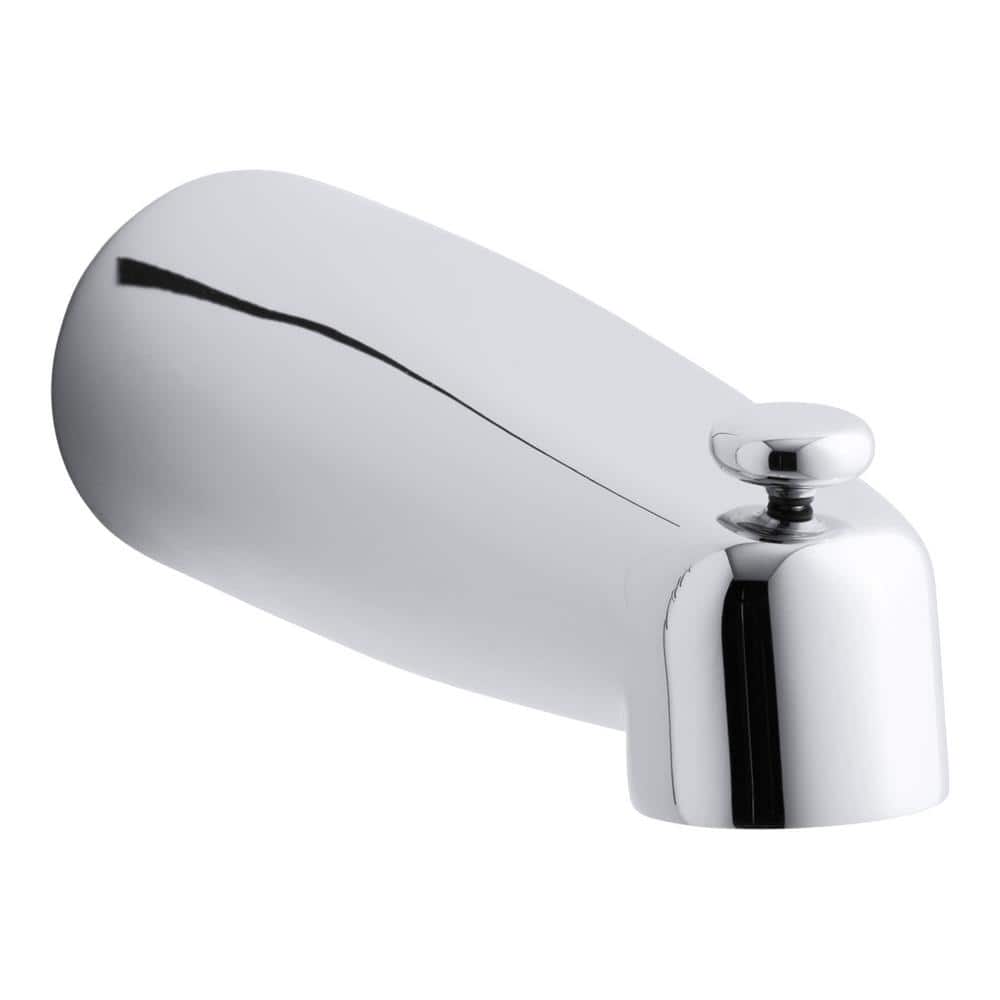 Coralais 8 in. Diverter Bath Spout in Polished Chrome