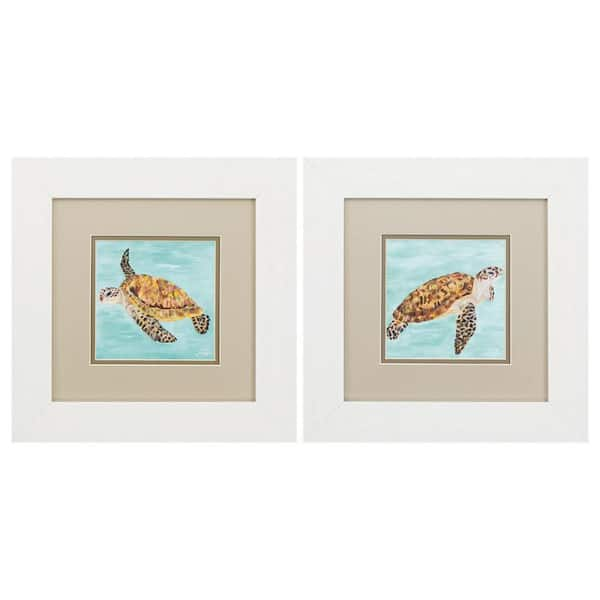 HomeRoots Victoria White Gallery Frame (Set of 2) 365162 - The Home Depot