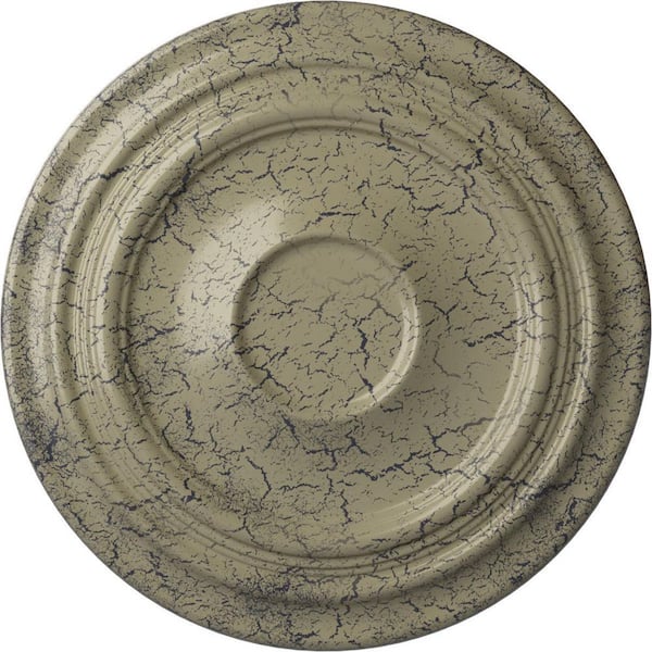 Ekena Millwork 1-1/2 in. x 24-3/8 in. x 24-3/8 in. Polyurethane Traditional Ceiling Medallion Moulding