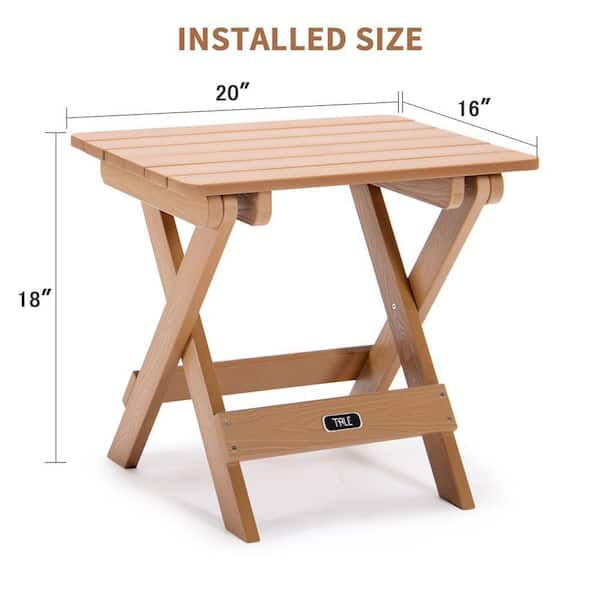 Adirondack folding outlet side table