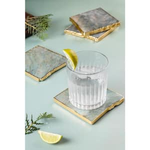 Dazzle 4-Piece Green Aventurine Coasters