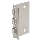 Flip Door Lock, 1-3/8 in. x 2-3/4 in., Steel, Satin Nickel, Privacy Flip-Action Lock