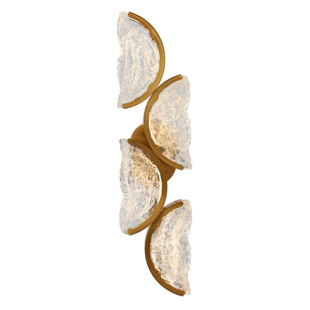 Moon Integrated LED Brass Wall Light price history on PriceWatchPro