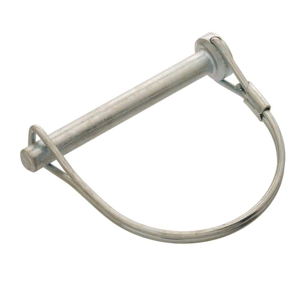 Everbilt 1/4 in. x 2 in. Zinc-Plated Round Head Wire Lock Pins