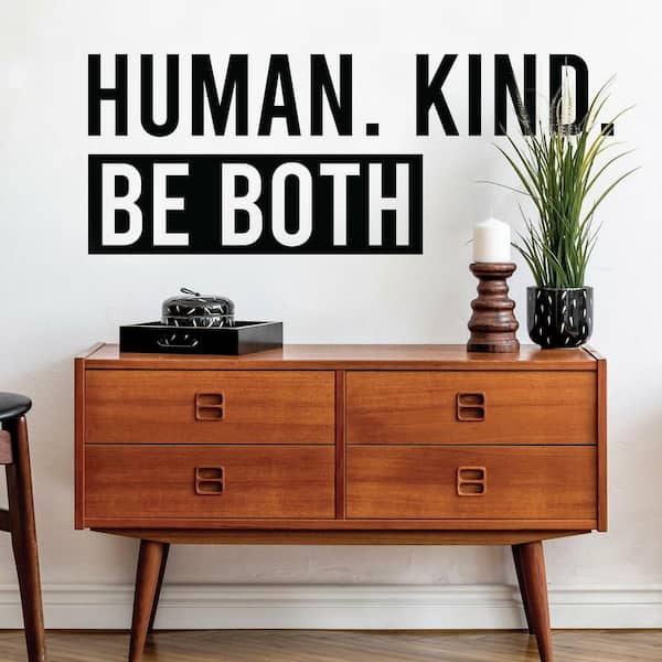RoomMates RMK4639SCS - Adesivi Murali Human Kind - Set Da 12 Pezzi - Dimensioni 107,5 X 41 Cm - Rimovibili E Riutilizzabili