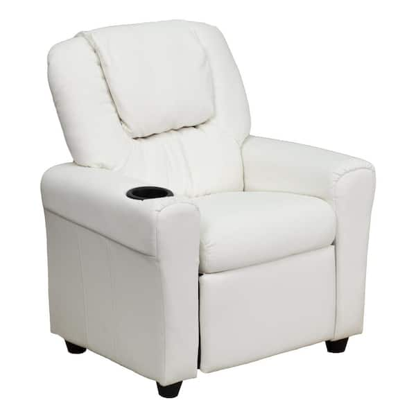 Flash furniture vinyl kids recliner with cup discount holder