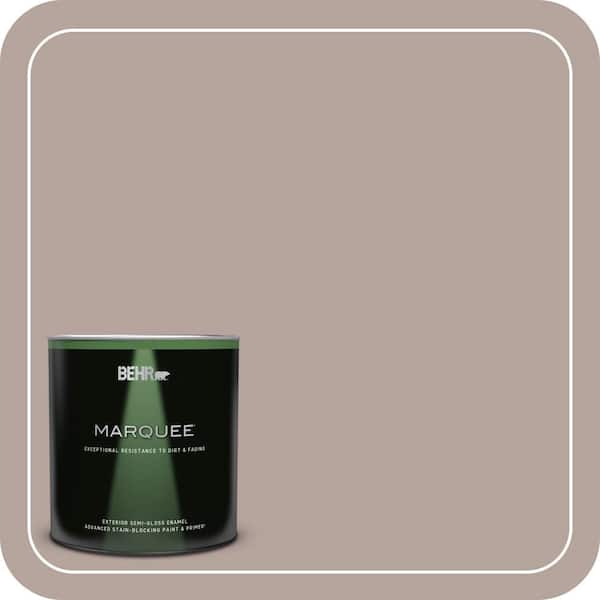 BEHR MARQUEE 1 qt. #BNC-12 Mauvelous Semi-Gloss Enamel Exterior Paint & Primer