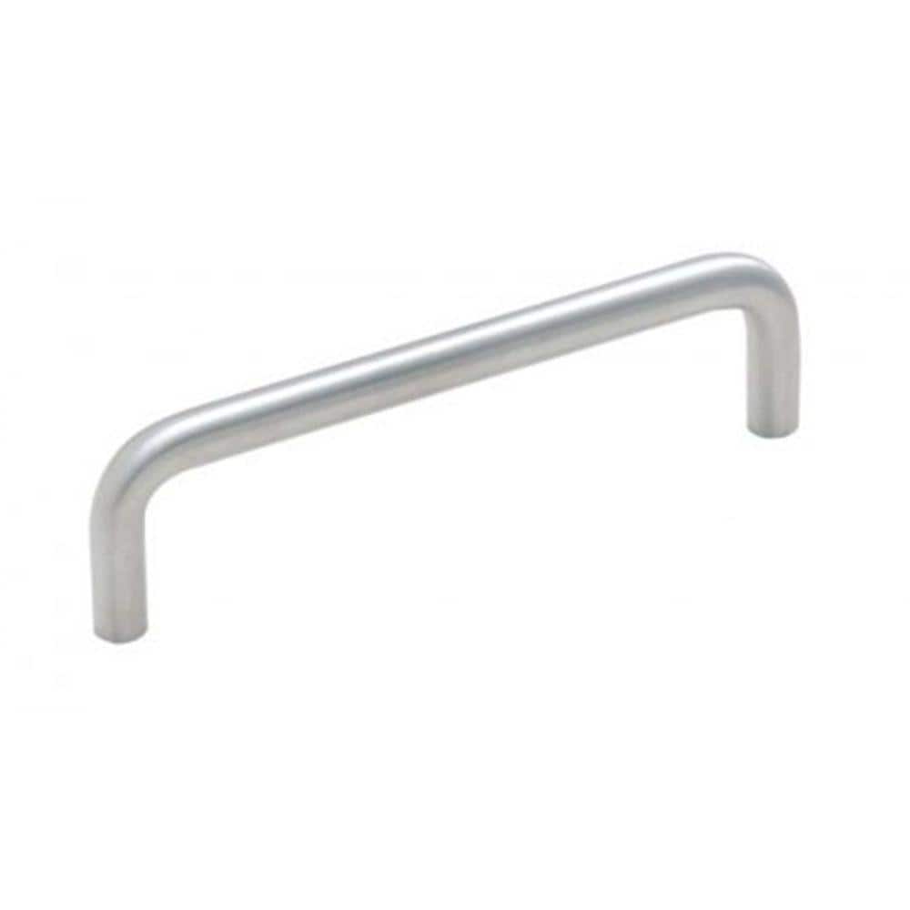 Wire Pulls 4 in. (102mm) Modern Brushed Chrome Arch Cabinet Pull price history on PriceWatchPro
