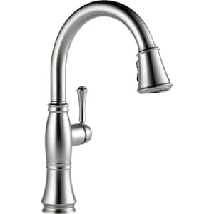 Cassidy Single-Handle Pull-Down Sprayer Kitchen Faucet in Arctic Stainless