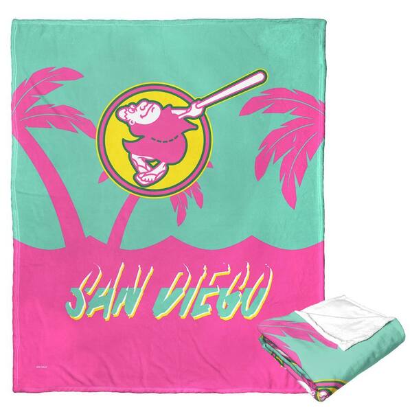 記念グッズ SANDIEGO PADRES BLANKET THE NORTHWEST GROUP MLB City Connect Padres Silk Touch Throw
