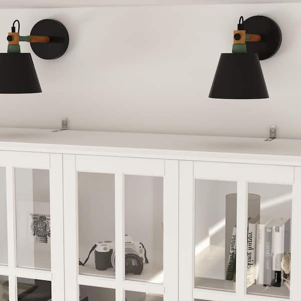 FUFU&GAGA White Wooden MDF 78.7 in. Wide Sideboard, Food