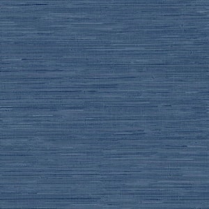 Avery Weave Blue Navy Peel and Stick Wallpaper