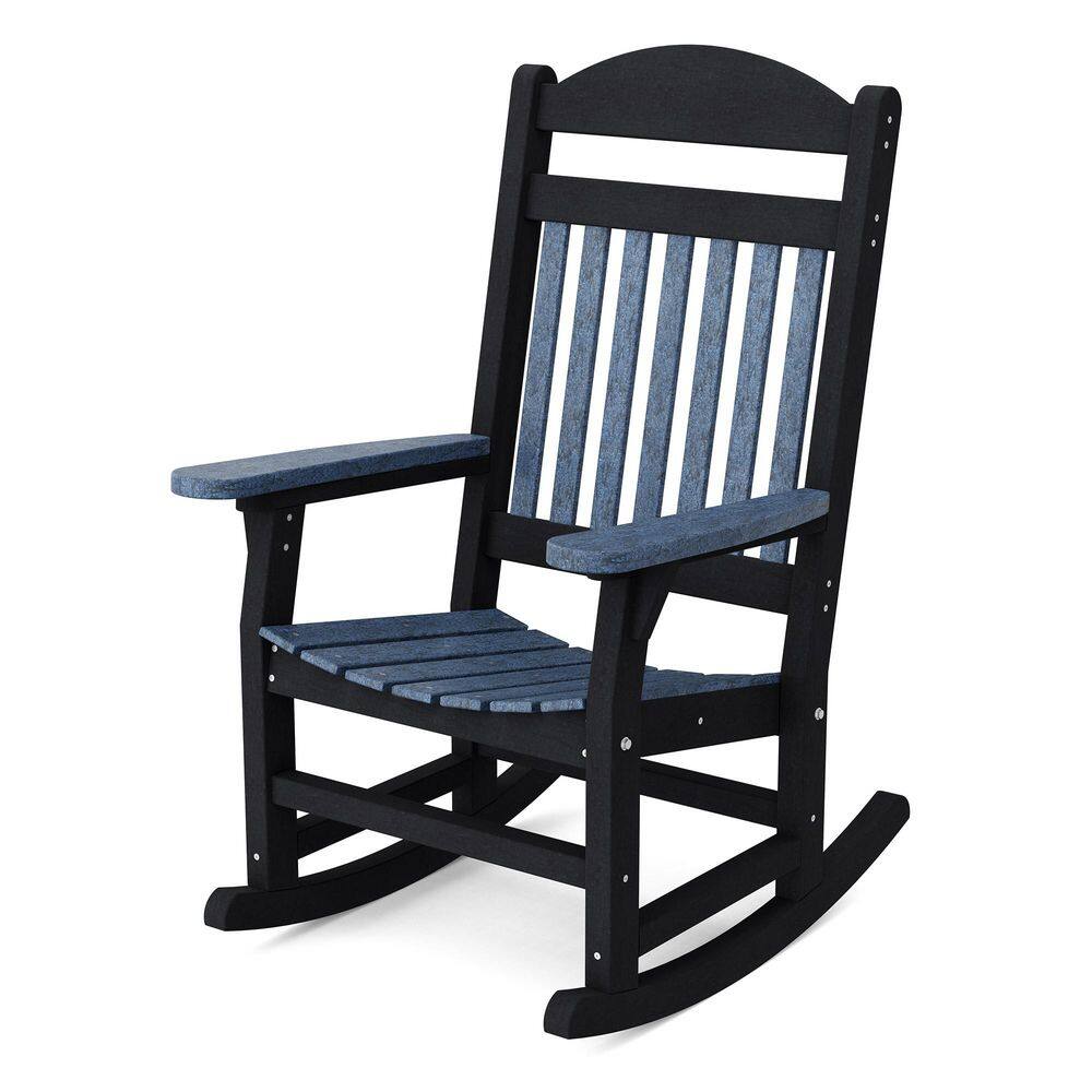 Wildridge Heritage Patriot Blue and Black Plastic Traditional Outdoor ...